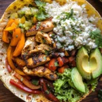 Chicken Fajita Tortilla Bowls