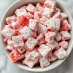 Easy Strawberry Shortcake Puppy Chow
