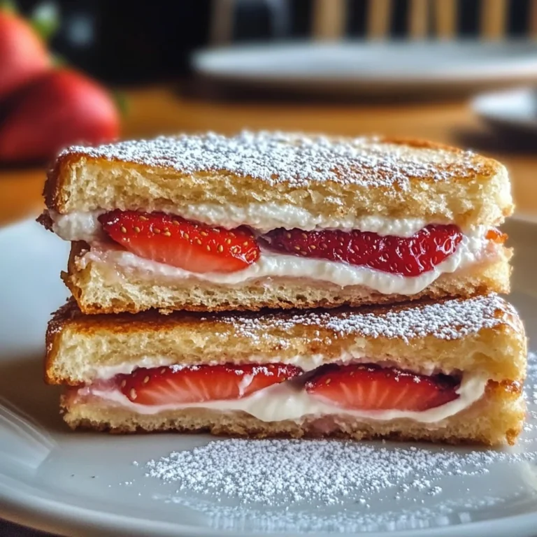 Fried Strawberry Cheesecake Sandwiches