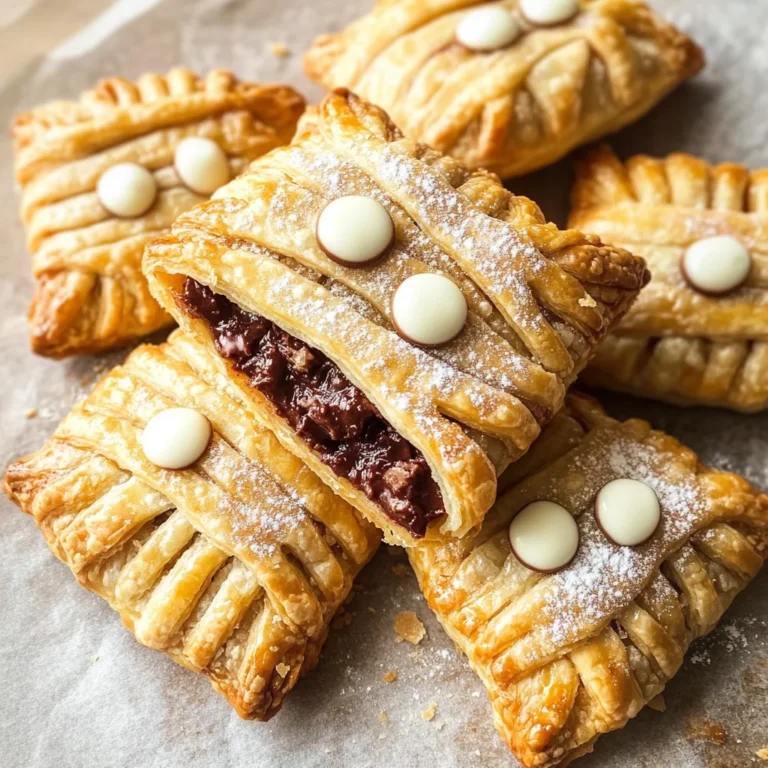 Nutella Mummy Hand Pies