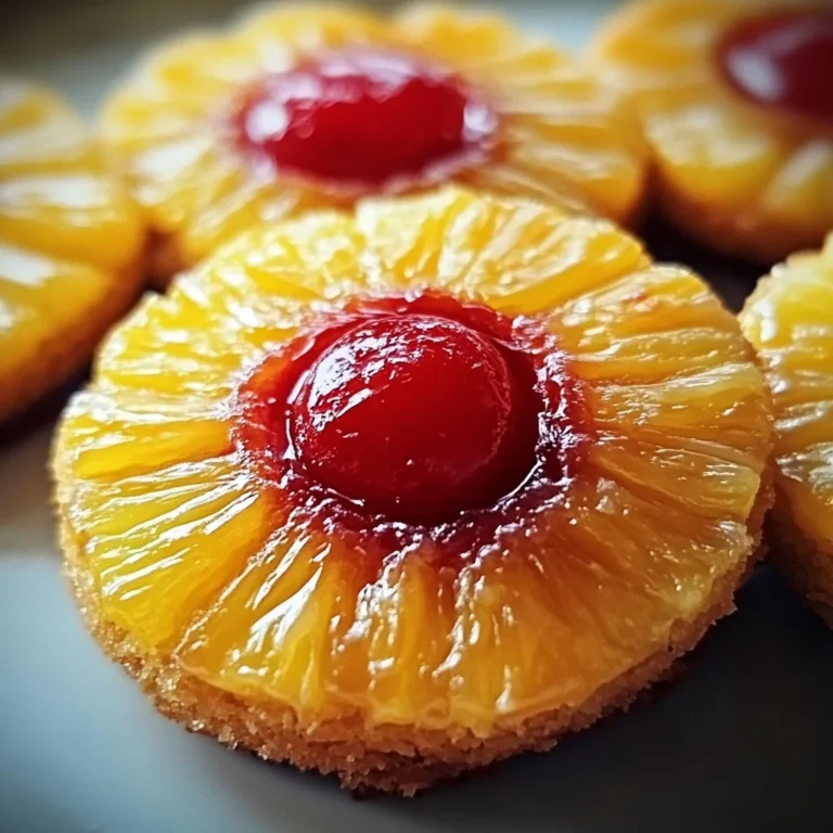 Pineapple Upside-Down Cookies: A Fun Twist on a Classic Dessert