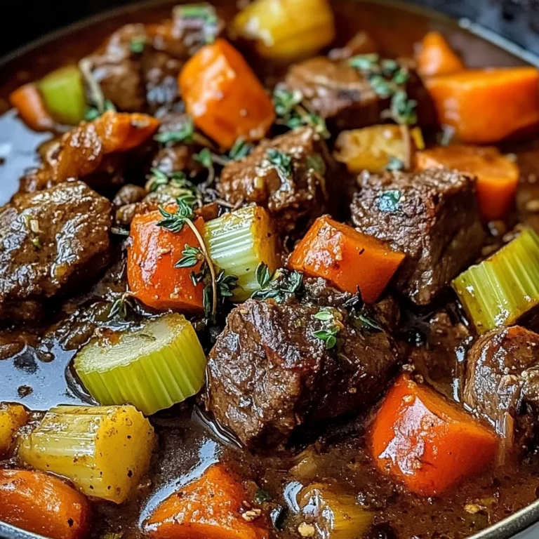 Slow-Baked Tuscan Beef Casserole with Rustic Vegetables
