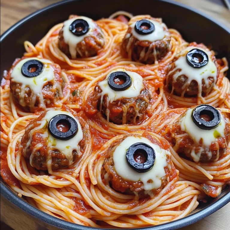 Spooky Spaghetti & Eyeballs