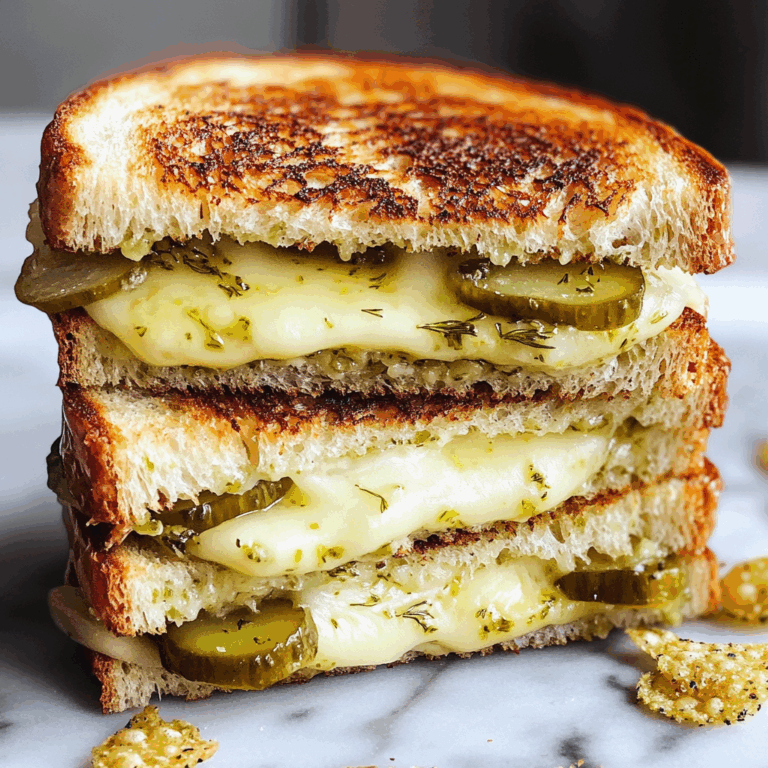 Crispy Dill Pickle Grilled Cheese Sandwich – theamazingfood