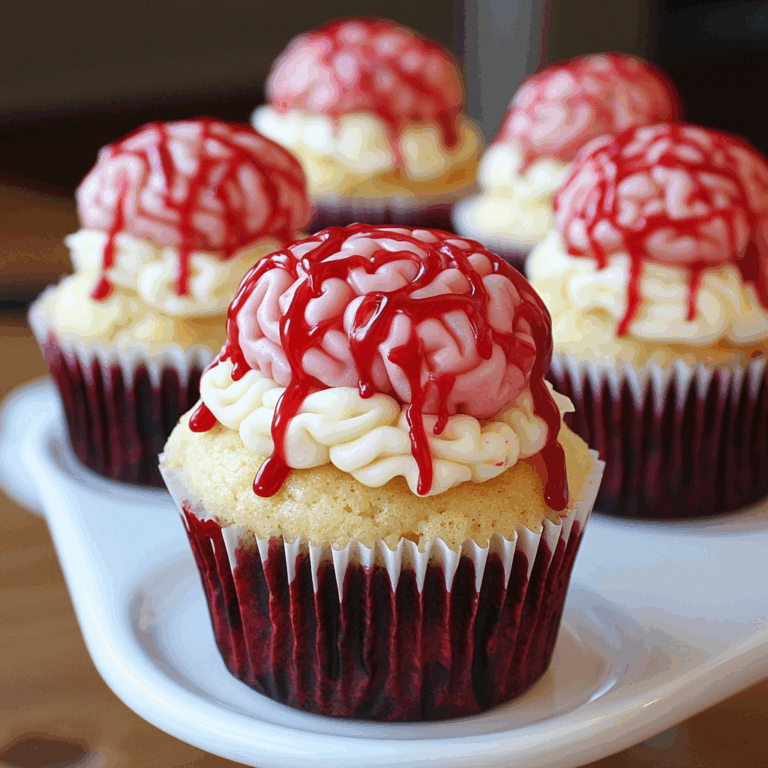 Bleeding Brain Cupcakes