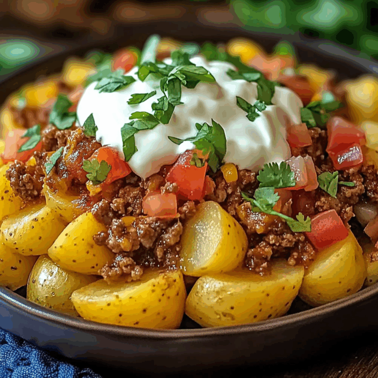 Cheesy Taco Potatoes