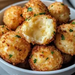 Air Fryer Cheesy Mashed Potato Balls