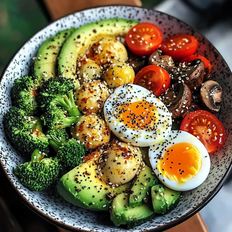 Avocado and Egg Breakfast Bowl