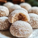 Cinnamon Sugar Snowball Cookies