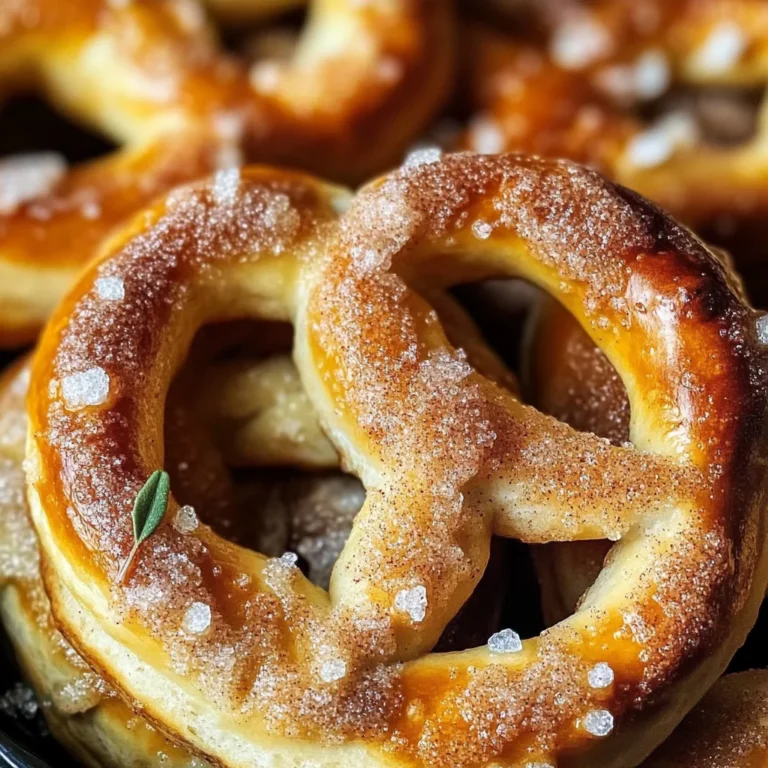 Cinnamon Sugar Soft Pretzels