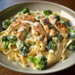 Creamy Chicken & Broccoli Fettuccine Alfredo