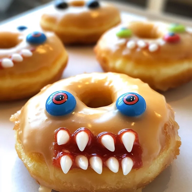 Halloween Monster Donuts