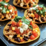 Mexican Rotisserie Chicken Tostadas