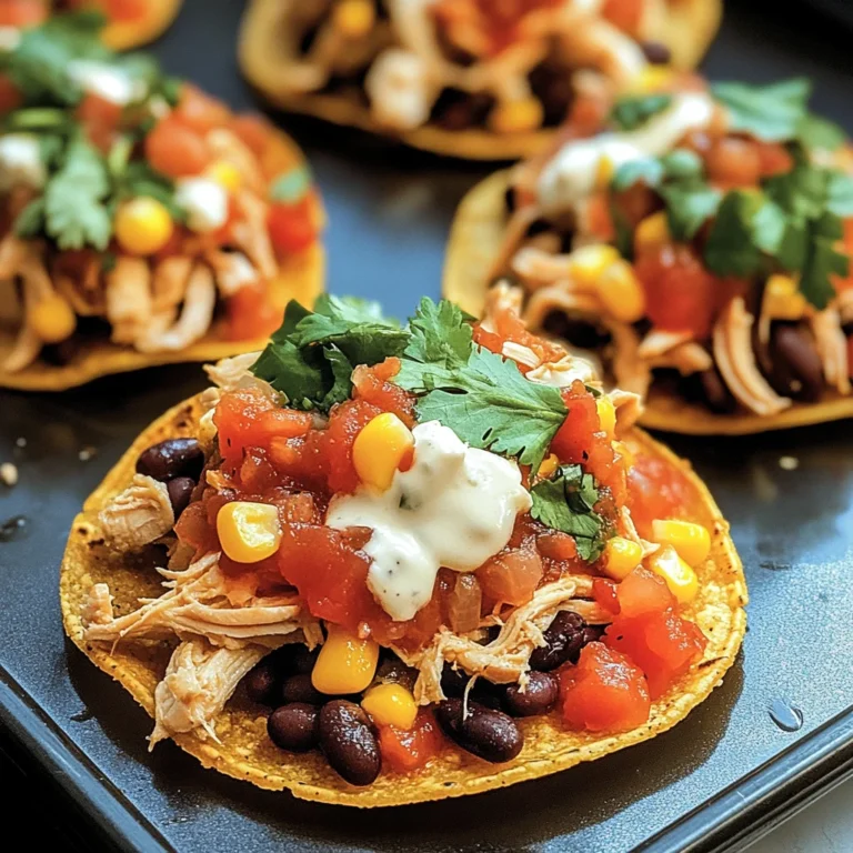 Mexican Rotisserie Chicken Tostadas