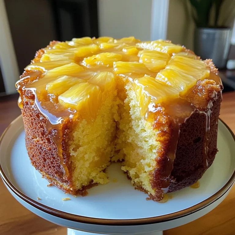 Pineapple Pound Cake with Pineapple Glaze