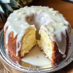Pineapple Sour Cream Pound Cake
