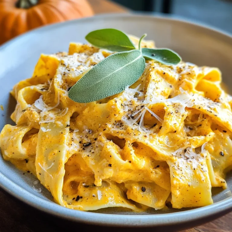 Pumpkin Alfredo with Sage