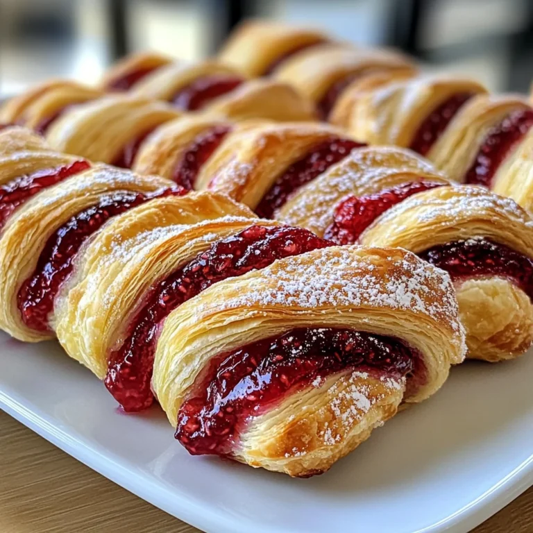 Raspberry Pastry Twists: Indulge in This Sweet Delight!