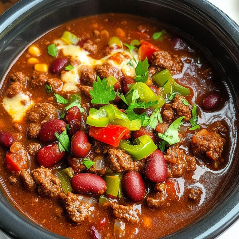 Slow Cooker Chili Con Carne