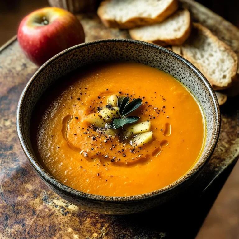 Sweet Potato and Apple Soup