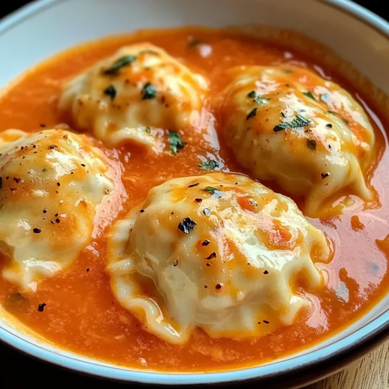 Tomato Dumpling Soup