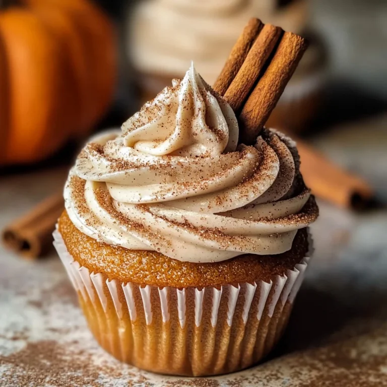 Vanilla Chai Pumpkin Latte Cupcakes with Cinnamon Brown Sugar Frosting