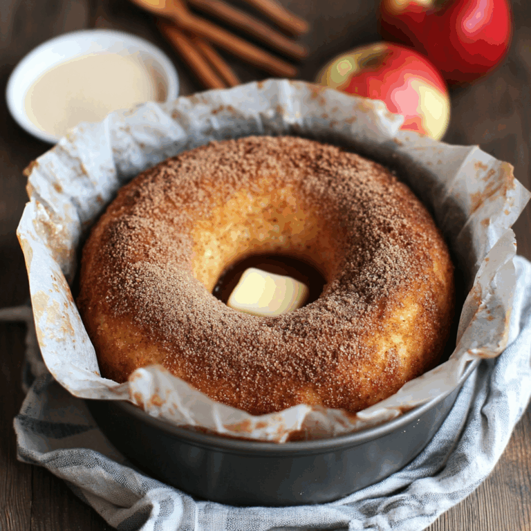 Apple Cider Donut Cake