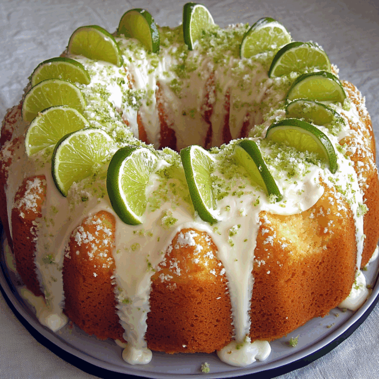 Key Lime Cream Cheese Pound Cake