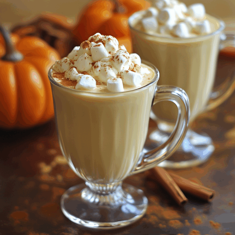 Pumpkin White Hot Chocolate
