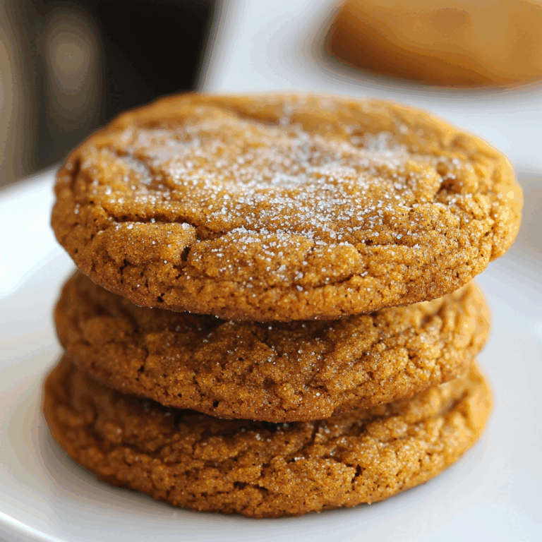 Soft and Chewy Pumpkin Molasses Cookies