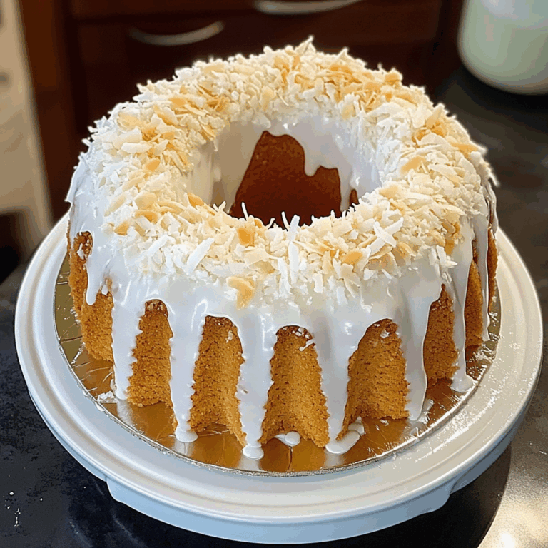 Coconut Pound Cake Recipe