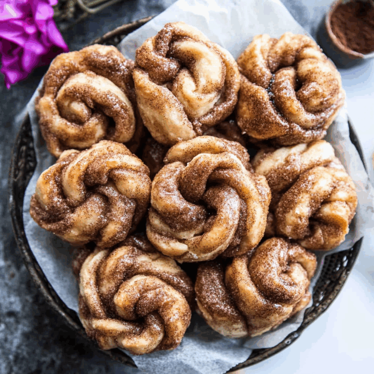 Easiest Cinnamon Crunch Knots