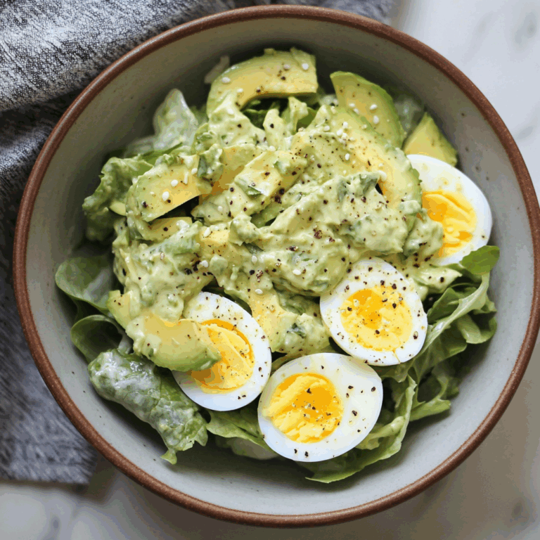 Creamy Avocado & Egg Salad