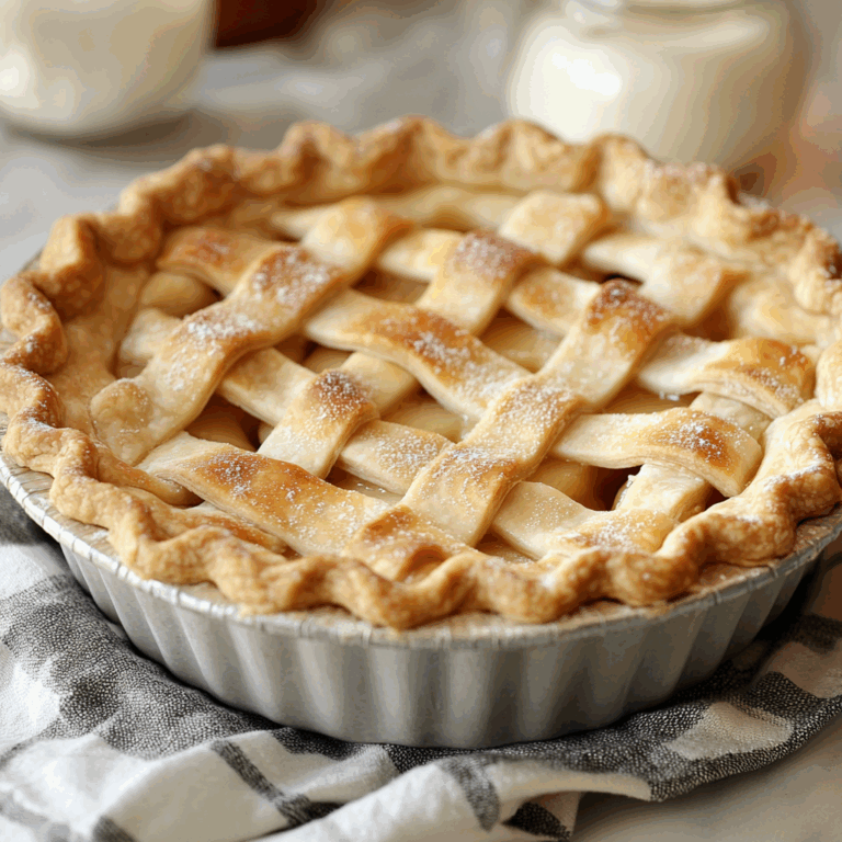 Easy Homemade Pie Crust