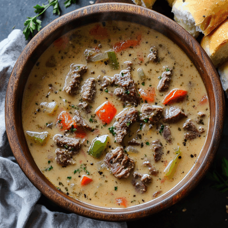 Philly Cheesesteak Soup: The Ultimate Comfort Food Recipe