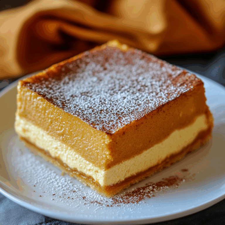 Pumpkin Magic Custard Cake Recipe