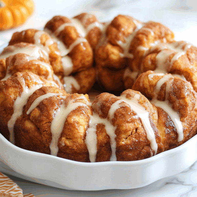 Pumpkin Spice Monkey Bread Recipe