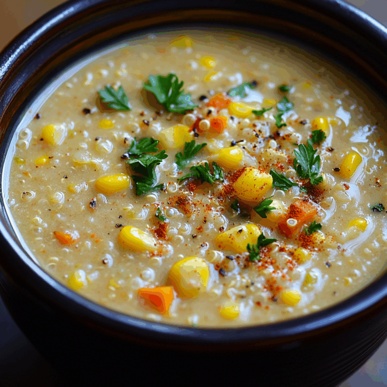 Quinoa Corn Chowder