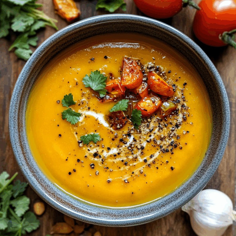 Roasted Butternut squash soup