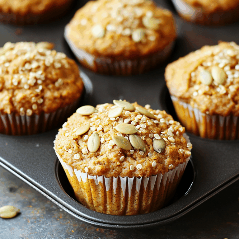 Skinny Pumpkin Quinoa Muffins