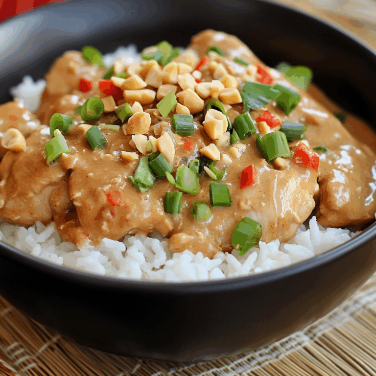 Thai Peanut Chicken: An Amazing Ultimate Crockpot Recipe