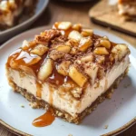 Caramel Apple Cheesecake Bars