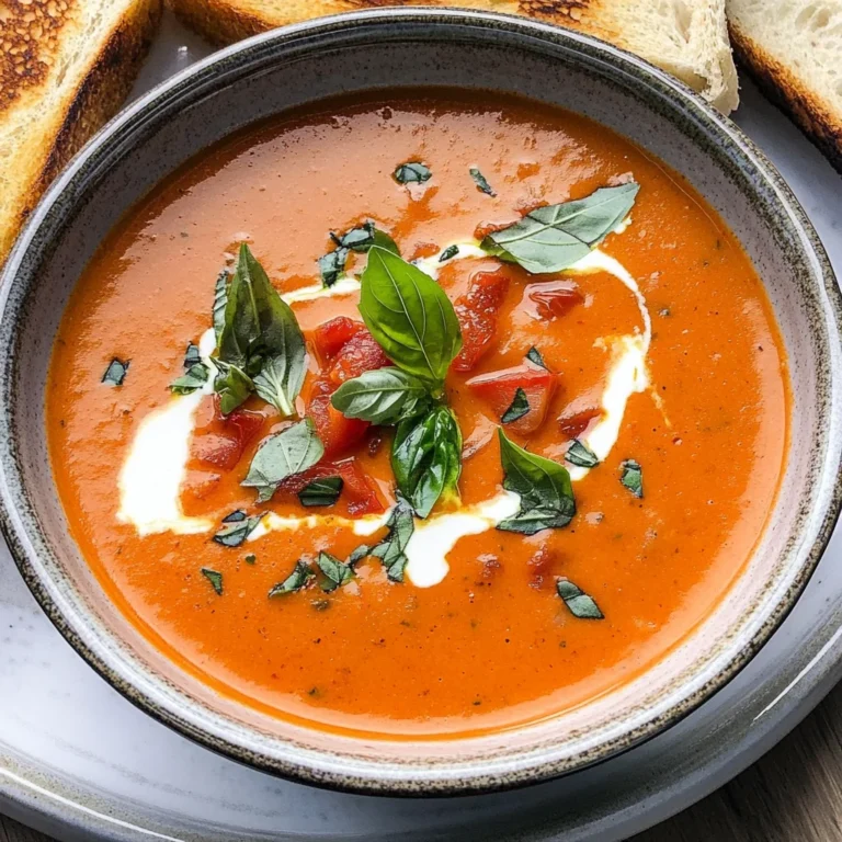 Copycat Panera Tomato Soup Recipe