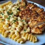 Creamy Cajun Chicken Rotini with Velveeta Parmesan Sauce