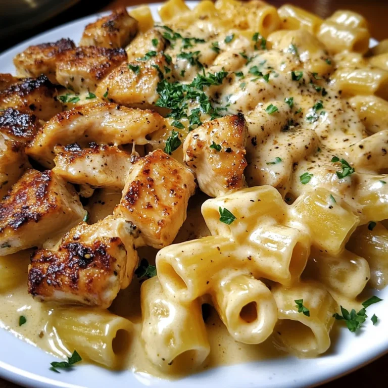 Creamy Velveeta Chicken Rigatoni Recipe