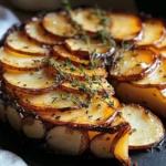 Crispy Balsamic-Thyme Potato Torte