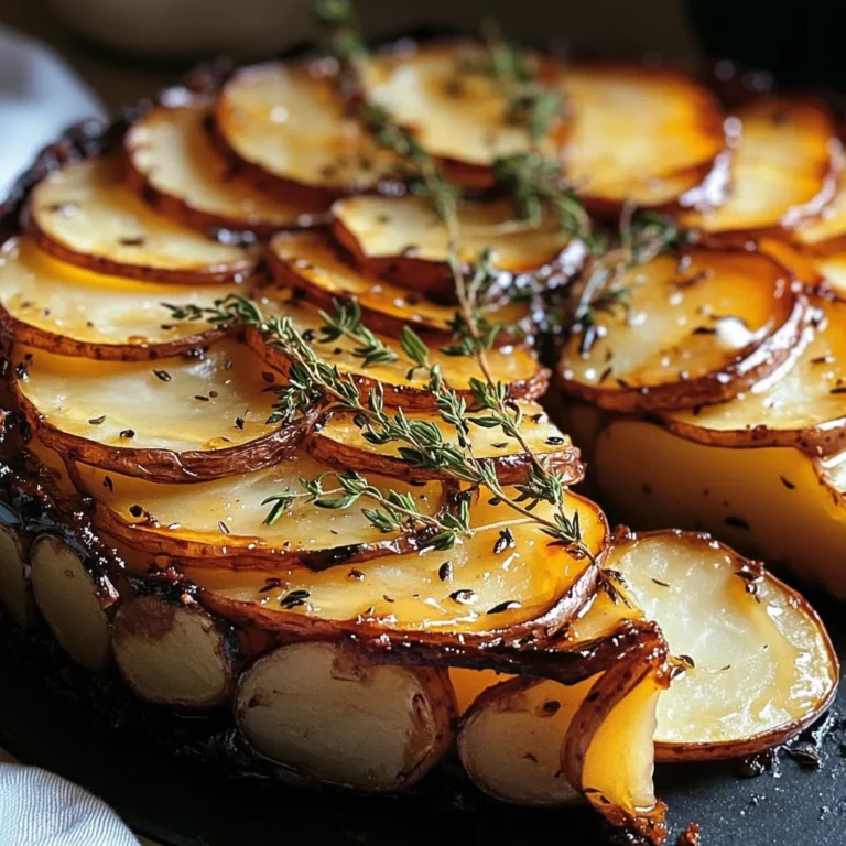 Crispy Balsamic-Thyme Potato Torte