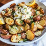 Greek Roasted Potatoes with Whipped Feta