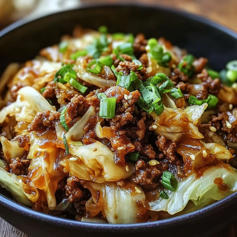 Mongolian Beef and Cabbage Bowl