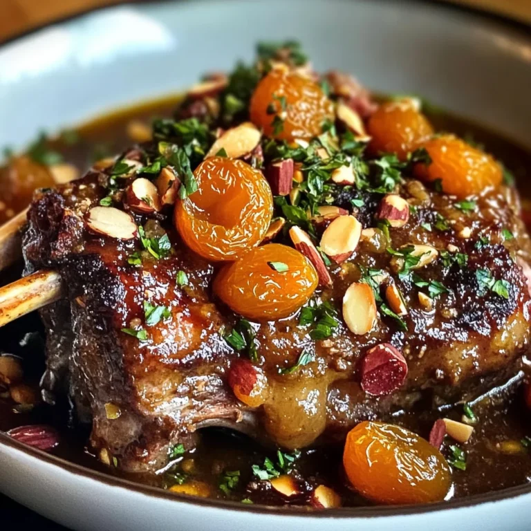 Roasted Bone-In Lamb Shoulder with Garlic and Honey-Rosemary Glaze
